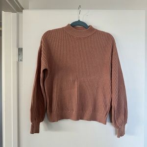 Frank and Oak Seacell Sweater in Dusty Rose